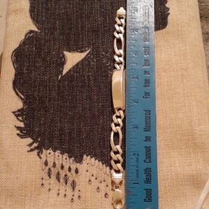 .925 Sterling Silver Plate Bracelet